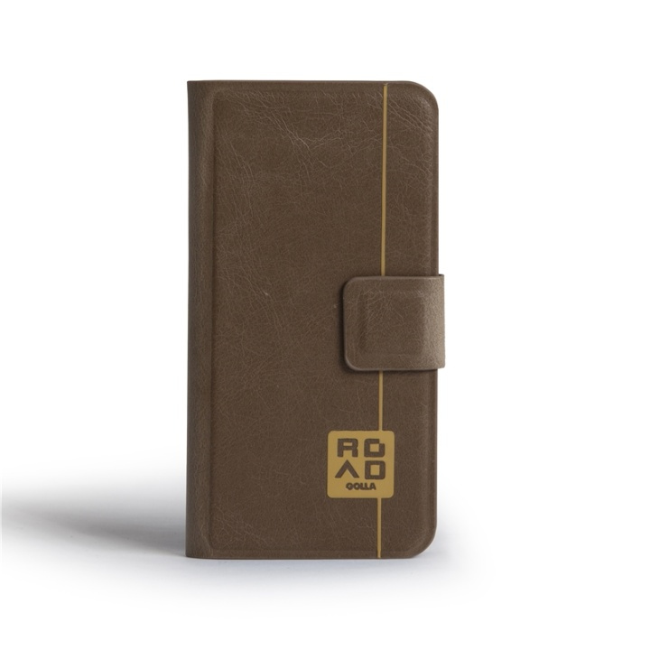 Golla Plånboksväska Road iPhone 5/5s/SE Andie Brun in the group SMARTPHONE & TABLETS / Phone cases / Apple / iPhone 5/5S/SE / Wallet Case at TP E-commerce Nordic AB (38-48778)