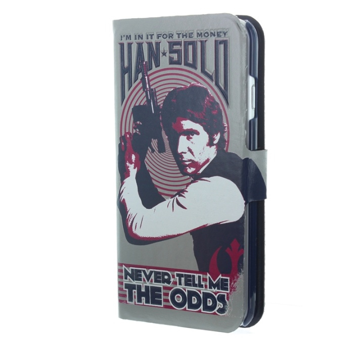 Star Wars Plånboksväska iPhone6/6S Han Solo in the group SMARTPHONE & TABLETS / Phone cases / Apple / iPhone 6/6S / Wallet Case at TP E-commerce Nordic AB (38-48886)