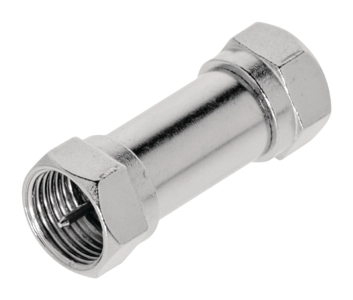 Valueline Coax Adapter XLR F-Male - F-Male Silver in the group HOME ELECTRONICS / Audio & Picture / TV & Accessories / Antennas & Accessories at TP E-commerce Nordic AB (38-50154)