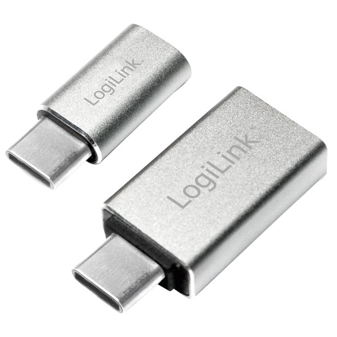 LogiLink USB-C > USB + USB-C > MicroUSB in the group COMPUTERS & PERIPHERALS / Computer cables / USB / Micro-USB / Adapters at TP E-commerce Nordic AB (38-50210)
