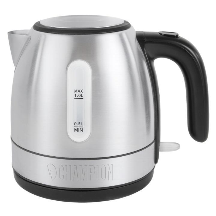 Champion Vattenkokare Rostfri 1 l in the group HOME, HOUSEHOLD & GARDEN / Household appliances / Water & Juice / Kettles at TP E-commerce Nordic AB (38-50313)