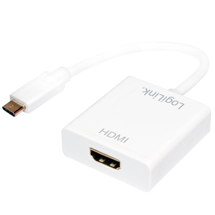 LogiLink USB-C -> HDMI-Hona Adapter in the group HOME ELECTRONICS / Cables & Adapters / HDMI / Adapters at TP E-commerce Nordic AB (38-50665)