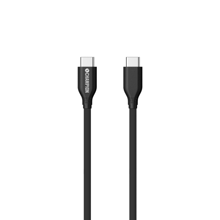 Champion USB 2.0 C till C, 1m in the group SMARTPHONE & TABLETS / Chargers & Cables / Cables / Cables Type C at TP E-commerce Nordic AB (38-51316)