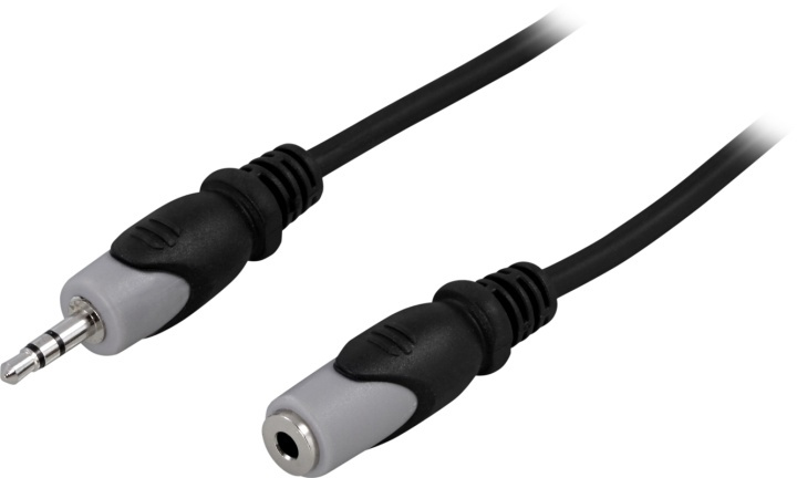 DELTACO Ljudkabel 3,5mm ha - ho, 0,5m in the group HOME ELECTRONICS / Cables & Adapters / Audio analog / 3.5 mm at TP E-commerce Nordic AB (38-5183)