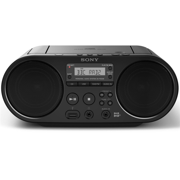 Sony Boombox CD/FM/DAB+/USB in the group HOME ELECTRONICS / Audio & Picture / Home cinema, Hifi & Portable / Portable audio players / CD-players at TP E-commerce Nordic AB (38-52085)