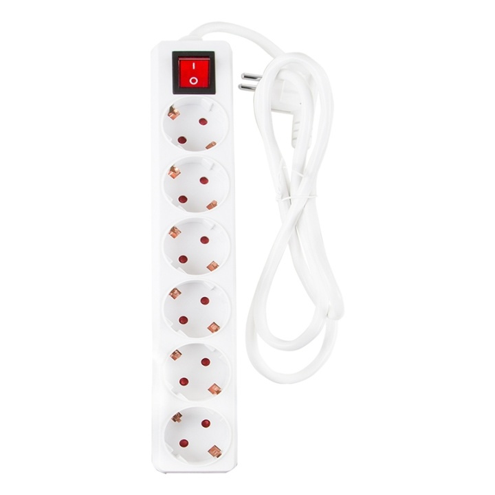 Champion Grendosa 6-way w. switch in the group HOME, HOUSEHOLD & GARDEN / Electricity & Lighting / Power strips at TP E-commerce Nordic AB (38-52352)
