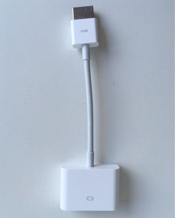 Apple HDMI to DVI Adapter in the group HOME ELECTRONICS / Cables & Adapters / HDMI / Adapters at TP E-commerce Nordic AB (38-52621)