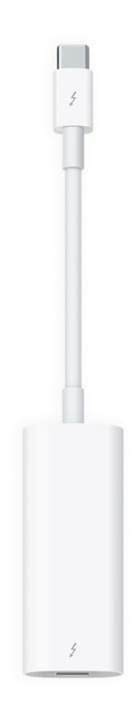 Apple Thunderbolt 3 to Thunderbolt 2 adapter, 1xUSB-C male, white in the group COMPUTERS & PERIPHERALS / Computer cables / Apple Thunderbolt at TP E-commerce Nordic AB (38-52645)