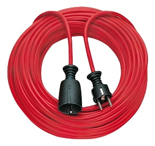 Plastic Extension Cable Red 20m H05VV-F 3G1,5 in the group HOME, HOUSEHOLD & GARDEN / Electricity & Lighting / Extension cables at TP E-commerce Nordic AB (38-52730)