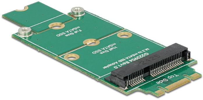 DeLOCK mSATA - M.2 SATA adapter, mSATA SSD - M.2 SATA(NGFF) in the group COMPUTERS & PERIPHERALS / Computer components / Harddrives / Adapters & Accessories at TP E-commerce Nordic AB (38-52964)