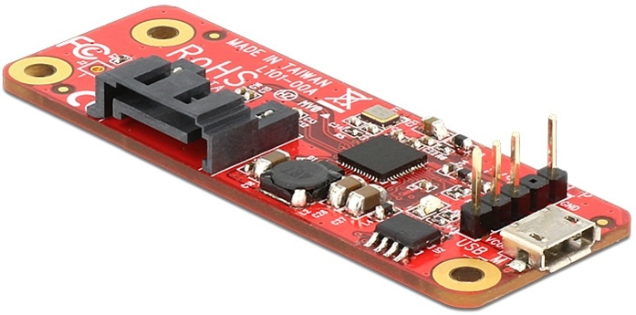 DeLOCK 62626,Adapter för att ansluta SATA-enheter till Raspberry Pi in the group COMPUTERS & PERIPHERALS / Computer components / Raspberry Pi at TP E-commerce Nordic AB (38-52967)