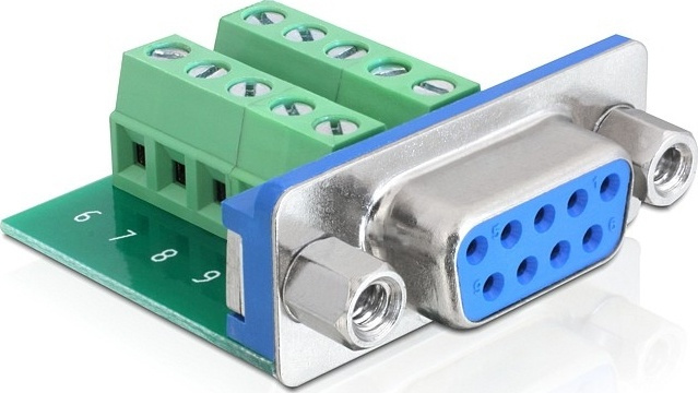 TRAG Adapter Terminalblock, Sub-D 9Pin Bu in the group COMPUTERS & PERIPHERALS / Computer cables / VGA / Adapters at TP E-commerce Nordic AB (38-52994)