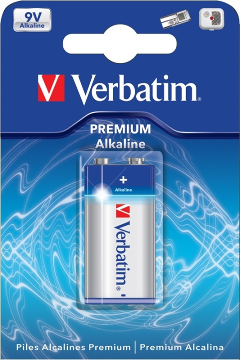 Verbatim battery 9V (6LR61) in the group HOME ELECTRONICS / Batteries & Chargers / Batteries / 9V at TP E-commerce Nordic AB (38-5301)
