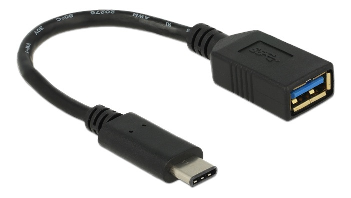 DeLOCK Adapter USB 3.1 Gen 1 USB Type-C tm male to USB type A female in the group COMPUTERS & PERIPHERALS / Computer cables / USB / USB-A / Adapters at TP E-commerce Nordic AB (38-53014)