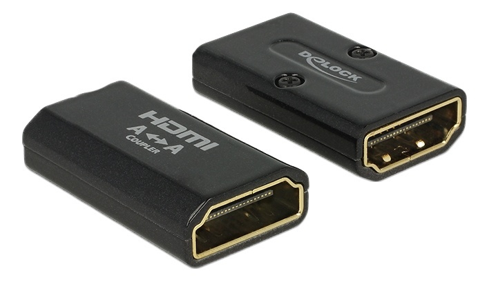 Delock Adapter High Speed HDMI with Ethernet – HDMI-A female > HDMI- in the group HOME ELECTRONICS / Cables & Adapters / HDMI / Adapters at TP E-commerce Nordic AB (38-53015)