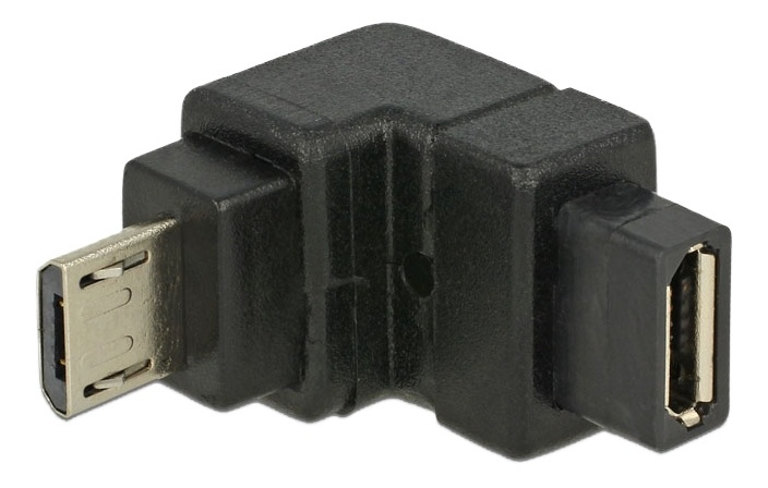 Delock Adapter USB 2.0 Micro-B male > USB 2.0 Micro-B female angled do in the group COMPUTERS & PERIPHERALS / Computer cables / USB / Micro-USB / Adapters at TP E-commerce Nordic AB (38-53024)