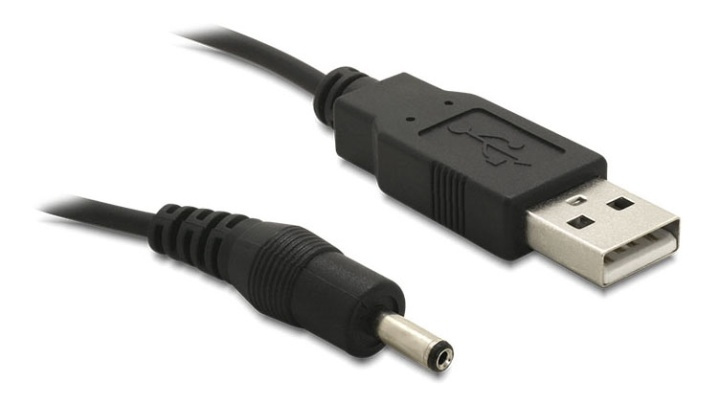 DeLOCK USB power cable, USB 2.0 Type A ma, DC 3,5x1,35mm, 1,5m, black in the group COMPUTERS & PERIPHERALS / Computer cables / Other computer cables at TP E-commerce Nordic AB (38-53031)