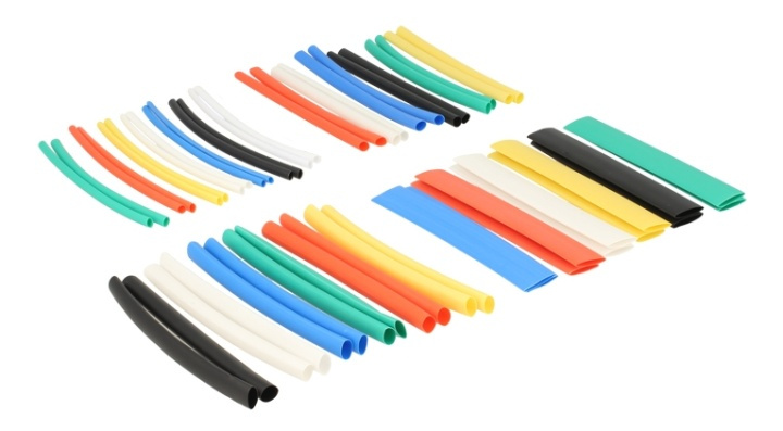 DeLOCK Heat shrink tube set 50 pieces assorted colours in the group COMPUTERS & PERIPHERALS / Computer components / Tools & Mounting at TP E-commerce Nordic AB (38-53088)