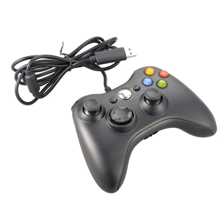 Handkontroll till Xbox 360 (Svart) in the group HOME ELECTRONICS / Game consoles & Accessories / Xbox 360 at TP E-commerce Nordic AB (38-5332)