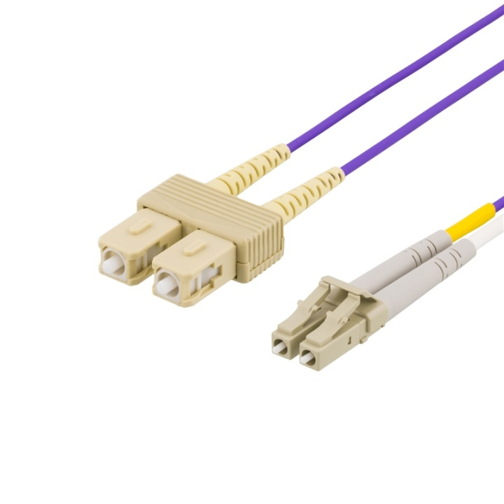 DELTACO fiberkablage, LC - SC, 50/125, OM4, duplex, multimode, 2m in the group COMPUTERS & PERIPHERALS / Computer cables / Network cables / Fiber cabling at TP E-commerce Nordic AB (38-53412)