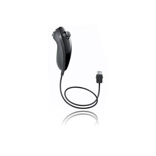 Nunchuk for Wii and Wii U (Black) in the group HOME ELECTRONICS / Game consoles & Accessories / Nintendo Wii at TP E-commerce Nordic AB (38-5345)