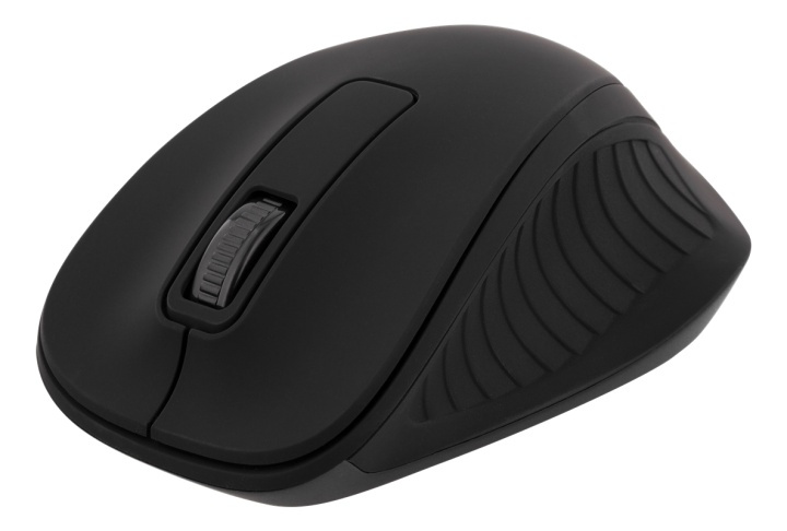 DELTACO wireless optical mouse 2,4GHz, 3 buttons with a scroll, black in the group COMPUTERS & PERIPHERALS / Mice & Keyboards / Mice / Corded at TP E-commerce Nordic AB (38-53471)
