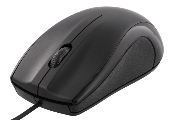 DELTACO wired optical mouse, 3 buttons with a scroll, 1200 DPI, black in the group COMPUTERS & PERIPHERALS / Mice & Keyboards / Mice / Corded at TP E-commerce Nordic AB (38-53472)
