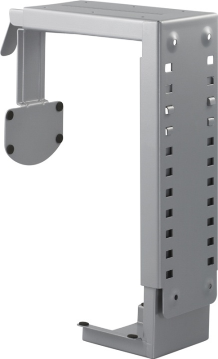 DELTACO computer holder for mounting under the table /on wall , silver in the group COMPUTERS & PERIPHERALS / Computer accessories / Computer holders at TP E-commerce Nordic AB (38-53538)