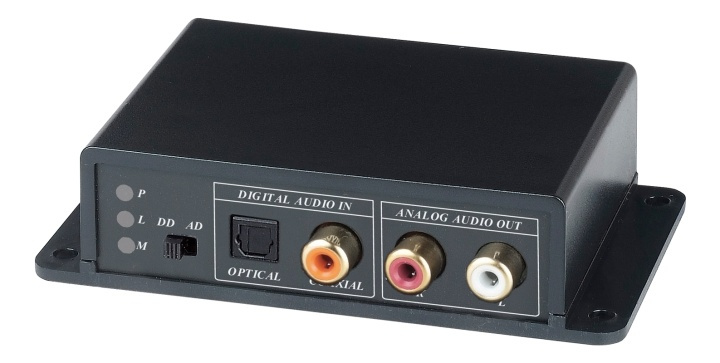 bi-directional audio converter, digital to analog, Toslink, Coax, RCA in the group HOME ELECTRONICS / Cables & Adapters / Audio Digital at TP E-commerce Nordic AB (38-53815)