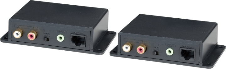 Signalförstärkare för analogt ljud över Cat5e, 600m, 3,5mm, RCA, s in the group HOME ELECTRONICS / Cables & Adapters / Audio analog / Adapters at TP E-commerce Nordic AB (38-53822)