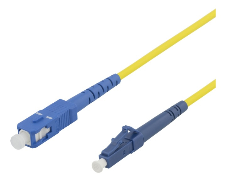 DELTACO Fiber cable, LC - SC, 9/125, OS1/2, singlemode, LSZH, 1m in the group COMPUTERS & PERIPHERALS / Computer cables / Network cables / Fiber cabling at TP E-commerce Nordic AB (38-53979)