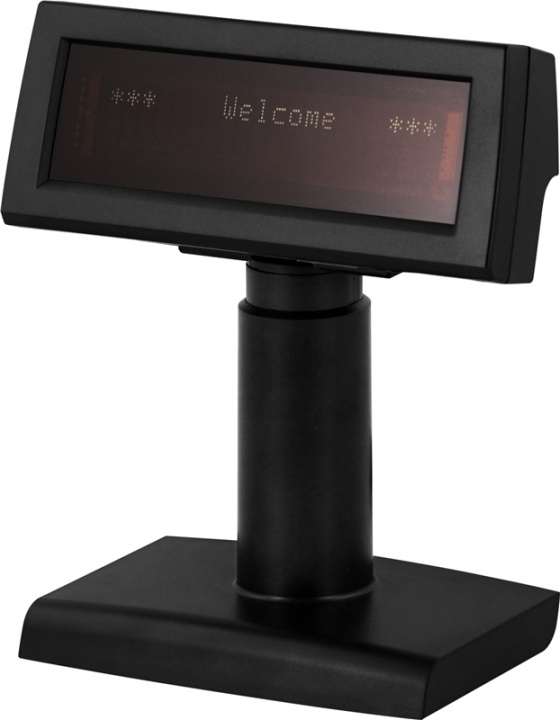 Kunddisplay, 2x20 tecken, USB, svart in the group HOME, HOUSEHOLD & GARDEN / Office material / Other at TP E-commerce Nordic AB (38-54052)