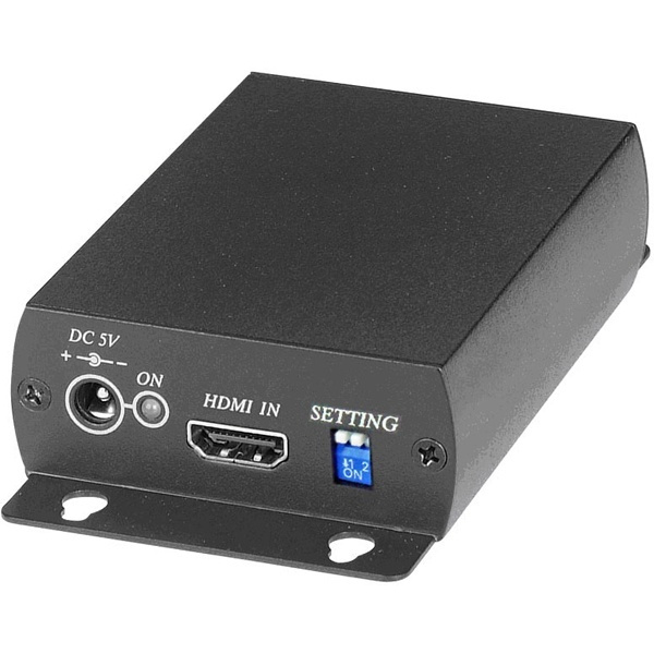 Signalomvandlare, från HDMI till SDI, BNC, PAL/NTSC/720p/1080p, svart in the group COMPUTERS & PERIPHERALS / Computer cables / Signal converter at TP E-commerce Nordic AB (38-54075)