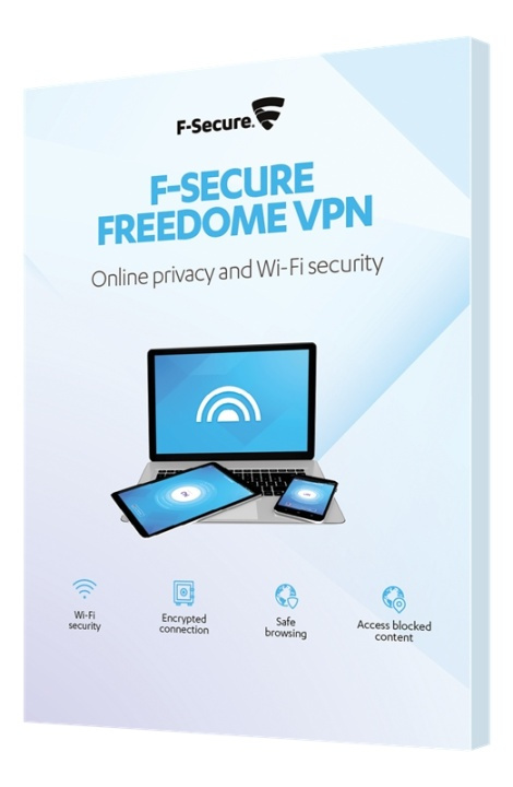 F-Secure FREEDOME VPN, 1 år 1 enhet, nordic, retail Box in the group COMPUTERS & PERIPHERALS / Computer accessories / Software at TP E-commerce Nordic AB (38-54448)