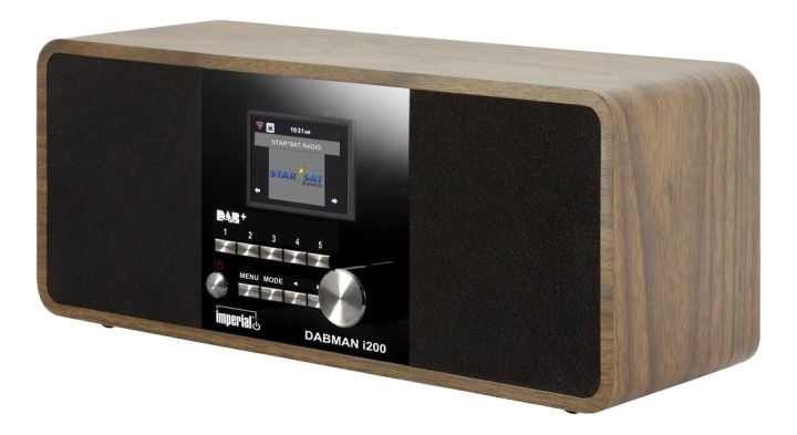 IMPERIAL DABMAN i200 hybrid radio, stereo, internet/DAB+/FM RDS, wood in the group HOME ELECTRONICS / Audio & Picture / Home cinema, Hifi & Portable / Compact stereo & Record players at TP E-commerce Nordic AB (38-54704)