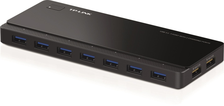 TP-Link UH720, USB 3.0 hubb med 7 portar, 2xladdningsportar, svart in the group COMPUTERS & PERIPHERALS / Computer accessories / USB-Hubs at TP E-commerce Nordic AB (38-55826)