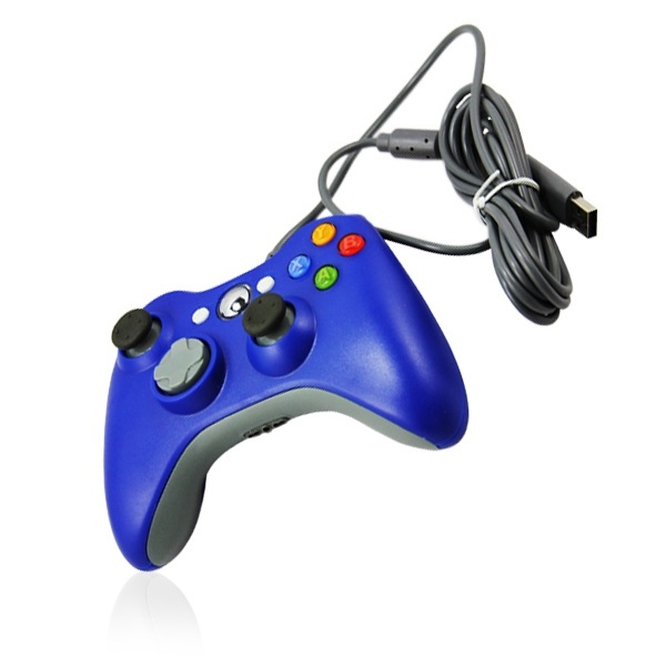 Handkontroll till Xbox 360 (Blå) in the group HOME ELECTRONICS / Game consoles & Accessories / Xbox 360 at TP E-commerce Nordic AB (38-5585)
