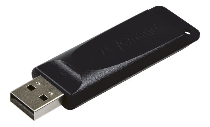 Verbatim USB DRIVE 2.0 STORE N GO SLIDER 32GB BLACK in the group HOME ELECTRONICS / Storage media / USB memory / USB 2.0 at TP E-commerce Nordic AB (38-55953)
