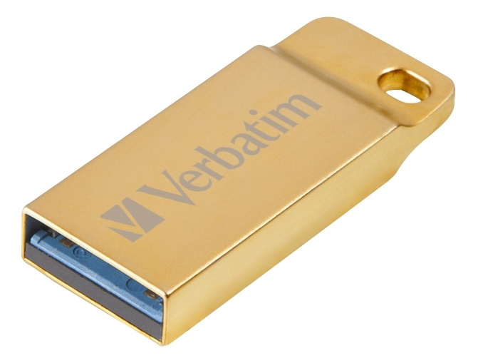 Verbatim Store \'n\' Go Metal Executive Gold USB 3.0 Drive 16GB in the group HOME ELECTRONICS / Storage media / USB memory / USB 3.0 at TP E-commerce Nordic AB (38-55957)
