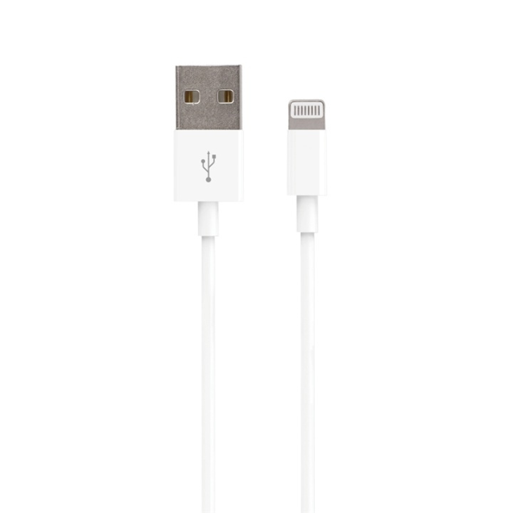 Forever 3m lightning cable for both charging and transfer, White in the group SMARTPHONE & TABLETS / Chargers & Cables / Cables / Cables Lightning at TP E-commerce Nordic AB (38-56687)