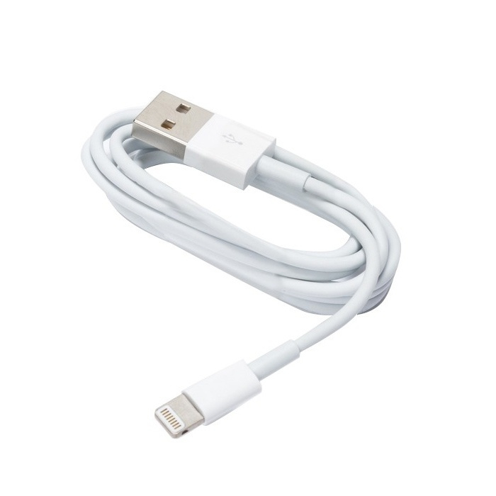 USB data cable iphone 5/6/7/8 White in the group SMARTPHONE & TABLETS / Chargers & Cables / Cables / Cables Lightning at TP E-commerce Nordic AB (38-56858)