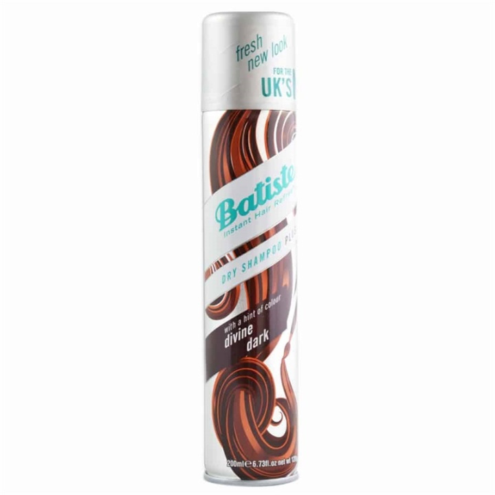 Batiste Dry Shampoo Plus Divine Dark 200ml in the group BEAUTY & HEALTH / Hair & Styling / Hair styling / Volume powder at TP E-commerce Nordic AB (38-56909)
