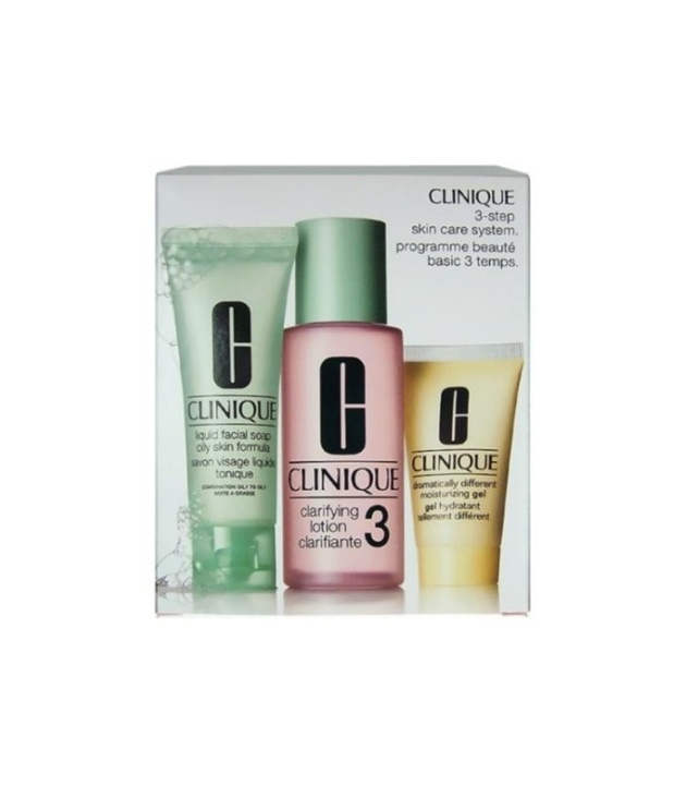 Giftset Clinique 3 step Skin Care System 3 in the group BEAUTY & HEALTH / Gift sets / Gift sets for her at TP E-commerce Nordic AB (38-57092)