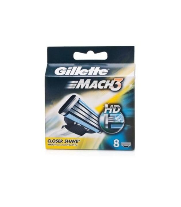 Gillette Mach3 8-pack in the group BEAUTY & HEALTH / Hair & Styling / Shaving & Trimming / Razors & Accessories at TP E-commerce Nordic AB (38-57195)