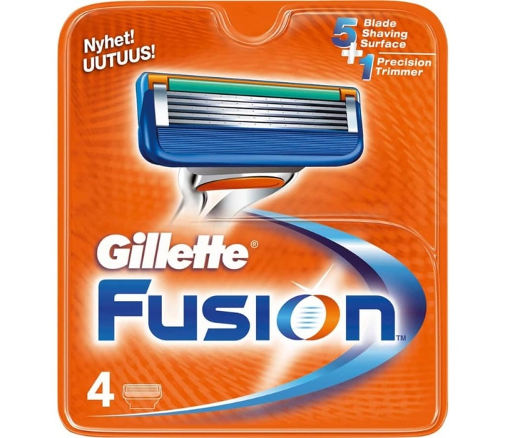 Gillette Fusion 4-pack in the group BEAUTY & HEALTH / Hair & Styling / Shaving & Trimming / Razors & Accessories at TP E-commerce Nordic AB (38-57202)