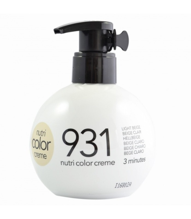 Revlon Nutri Color Creme 931 Light Beige 250ml in the group BEAUTY & HEALTH / Hair & Styling / Hair care / Hair Dye / Hair Dye & Color bombs at TP E-commerce Nordic AB (38-57216)