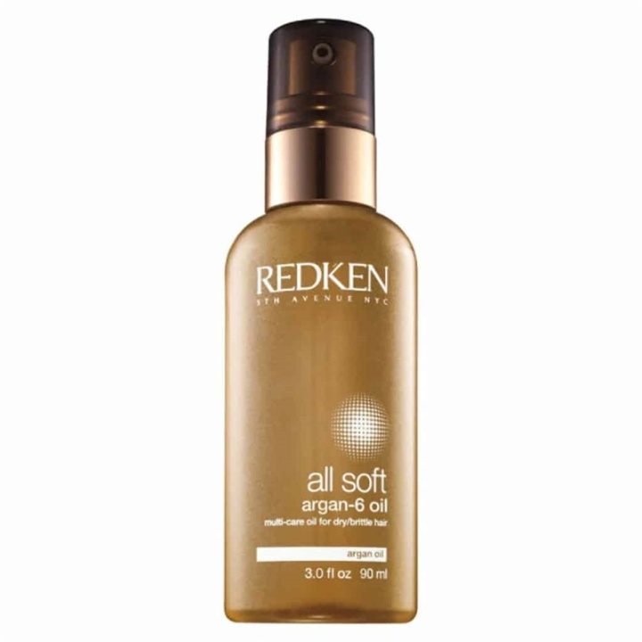 Redken All Soft Argan-6 Oil 90ml in the group BEAUTY & HEALTH / Hair & Styling / Hair care / Hair oil at TP E-commerce Nordic AB (38-57281)
