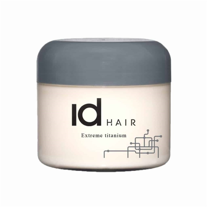 ID Hair Extreme Titanium Wax 100ml in the group BEAUTY & HEALTH / Hair & Styling / Hair styling / Hair wax at TP E-commerce Nordic AB (38-57375)
