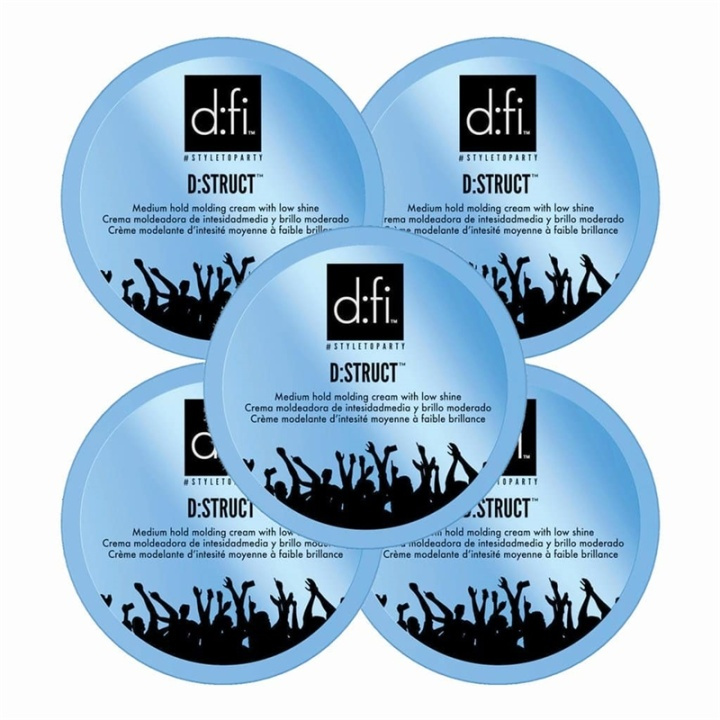 5-pack D:fi D:struct Molding Cream Blå Stor 150g in the group BEAUTY & HEALTH / Hair & Styling / Hair styling / Hair wax at TP E-commerce Nordic AB (38-57533)