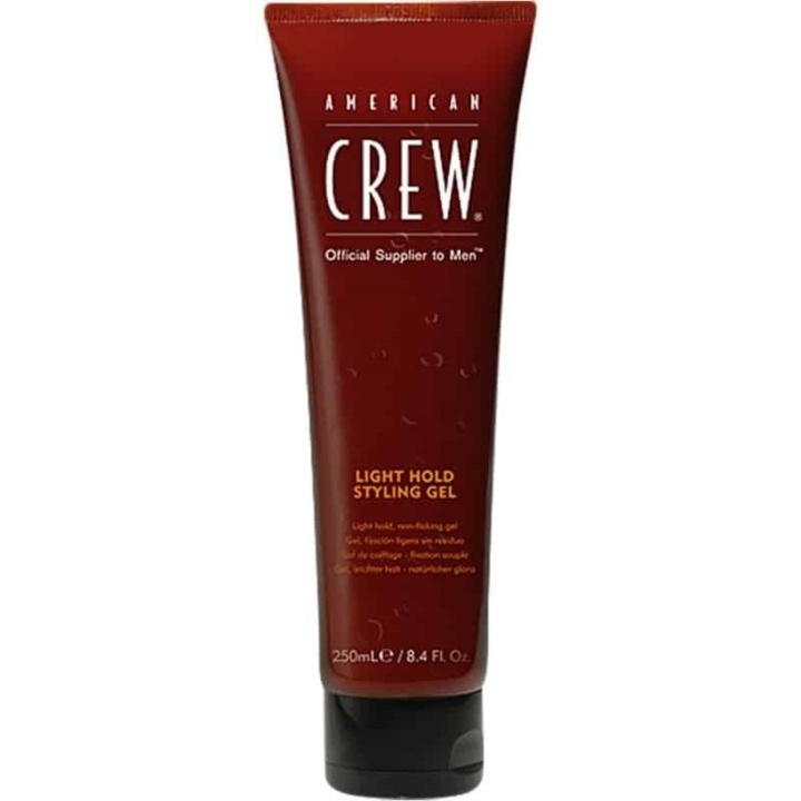 American Crew Styling Gel Light Hold 250ml in the group BEAUTY & HEALTH / Hair & Styling / Hair styling / Gel / Gel spray at TP E-commerce Nordic AB (38-57632)
